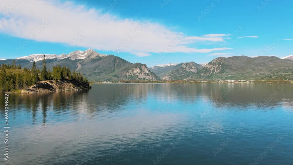 Dillon Reservoir, Lake Dillon, Summit County, Colorado, USA - 4K Drone Footage Dillon Reservoir, Lake Dillon, Summit County, Colorado, USA - 4K Drone Footage