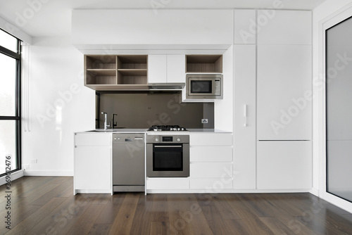 Wallpaper Mural Empty and unfurnished brand new apartment Torontodigital.ca