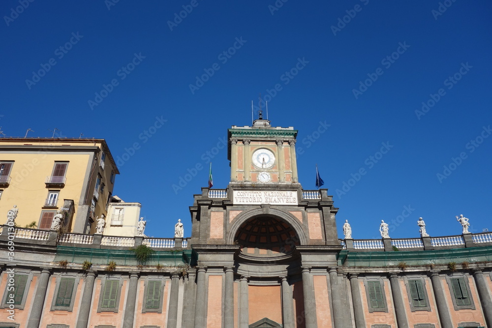 Piazza Dante in Naples town in Campania, Italy