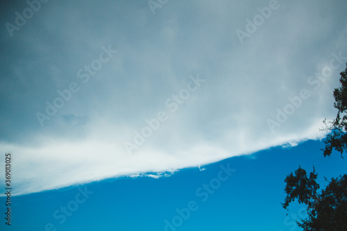 voluminous clouds beautiful sky white clouds on a blue sky