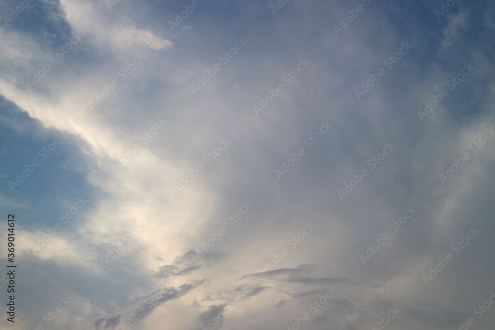 Fototapeta premium White clouds against blue sky background