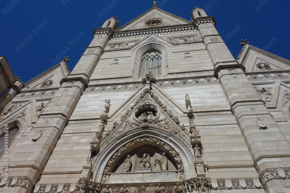 Obraz premium Cathedral of Naples town in Campania, Italy
