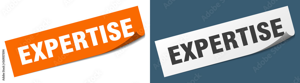 expertise paper peeler sign set. expertise sticker expertise paper peeler sign set. expertise sticker