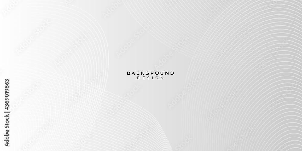 White abstract background with curve wave lines White abstract background with curve wave lines