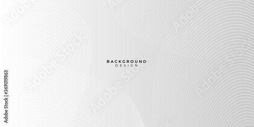White abstract background with curve wave lines