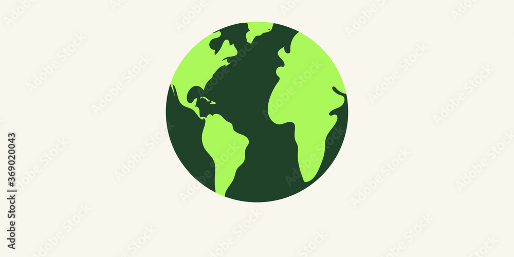 Earth banner with place for text. Vector illustration. Text setting. Earth banner with place for text. Vector illustration. Text setting.