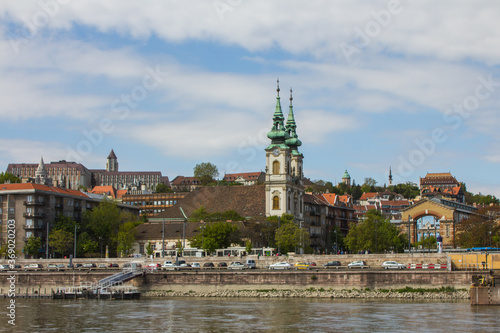 View of The Saint Anne Parish of Upper Watertown in Budapest. Hungary