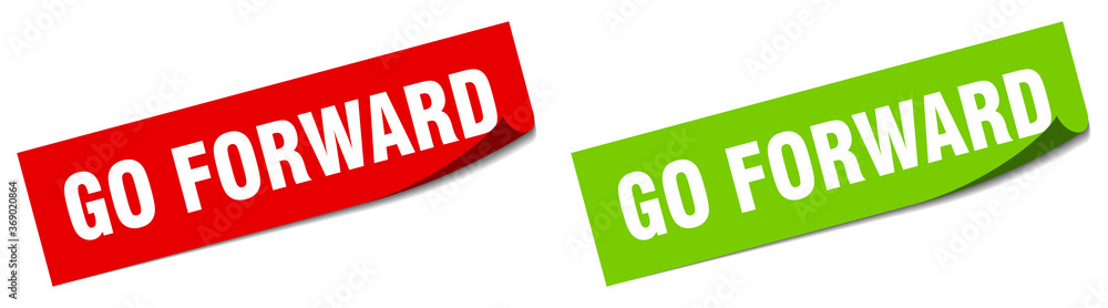 go forward paper peeler sign set. go forward sticker go forward paper peeler sign set. go forward sticker