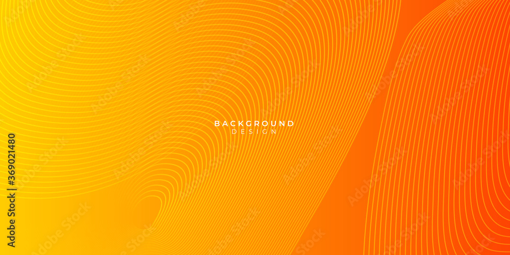 Abstract yellow and orange warm tone background with simply curve lighting element Abstract yellow and orange warm tone background with simply curve lighting element