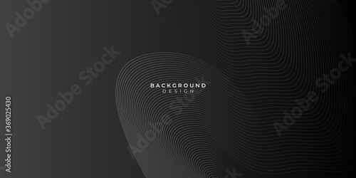 Abstract background dark with carbon curve wave lines fiber texture vector illustration
