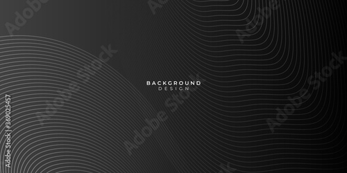 Abstract background dark with carbon curve wave lines fiber texture vector illustration