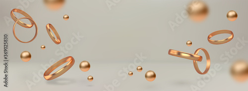 Golden Wedding Rings