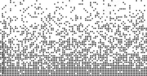 Abstract pixel gradient seamless horizontal background