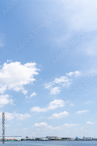 夏の空と雲