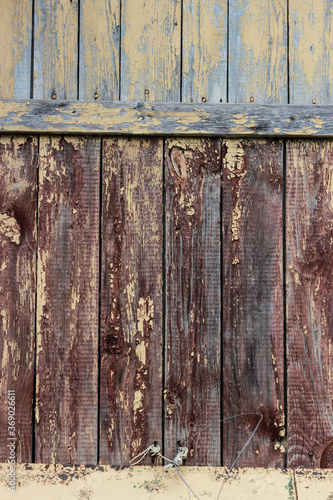 old wooden door