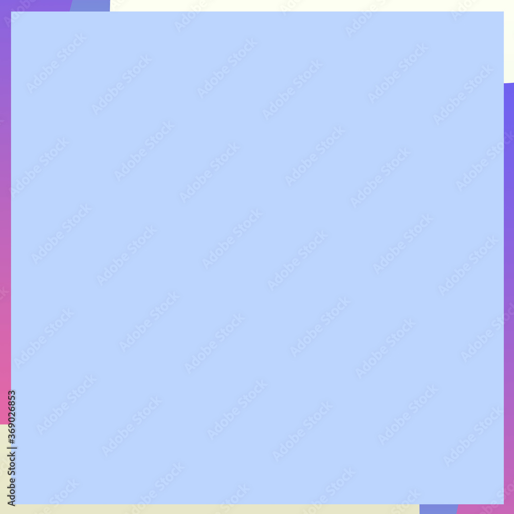 Empty Blue Square Box On White Background Template-For Banner, Poster, Card & Social Media Empty Blue Square Box On White Background Template-For Banner, Poster, Card & Social Media