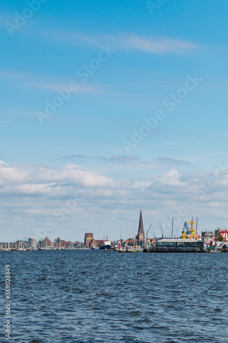 Rostock Stadthafen from across the harbor © Andrea Kuipers
