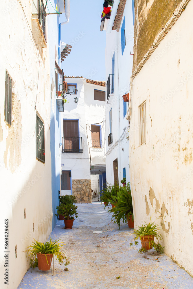Fototapeta premium Chelva village, Valencia, Spain in summer