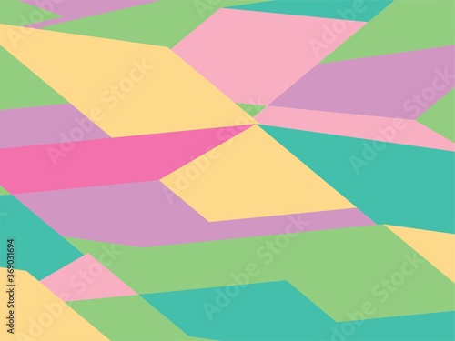 Beautiful of Colorful Green  Pink  Purple and Yellow  Repeated  Abstract  Illustrator Pattern Wallpaper. Image for Printing on Paper  Wallpaper or Background  Covers  Fabrics