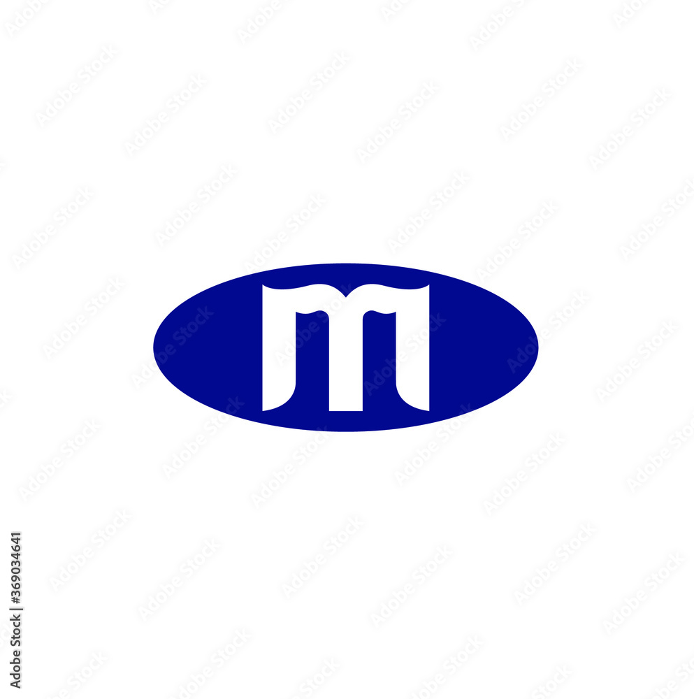 M wold monogram vector