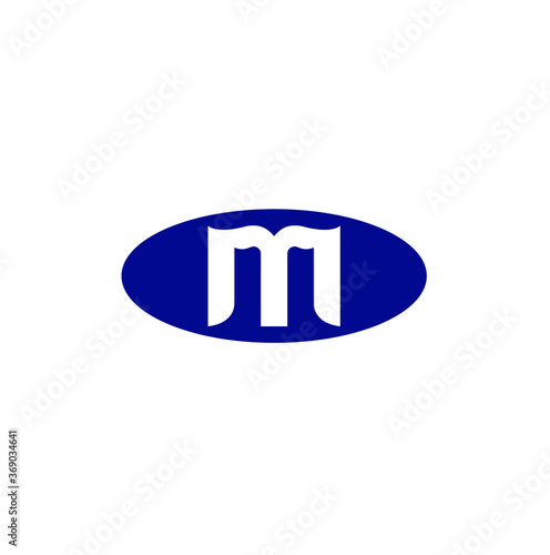 M wold monogram vector