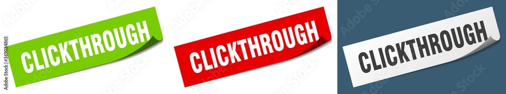 clickthrough paper peeler sign set. clickthrough sticker clickthrough paper peeler sign set. clickthrough sticker