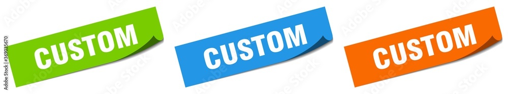 custom paper peeler sign set. custom sticker custom paper peeler sign set. custom sticker