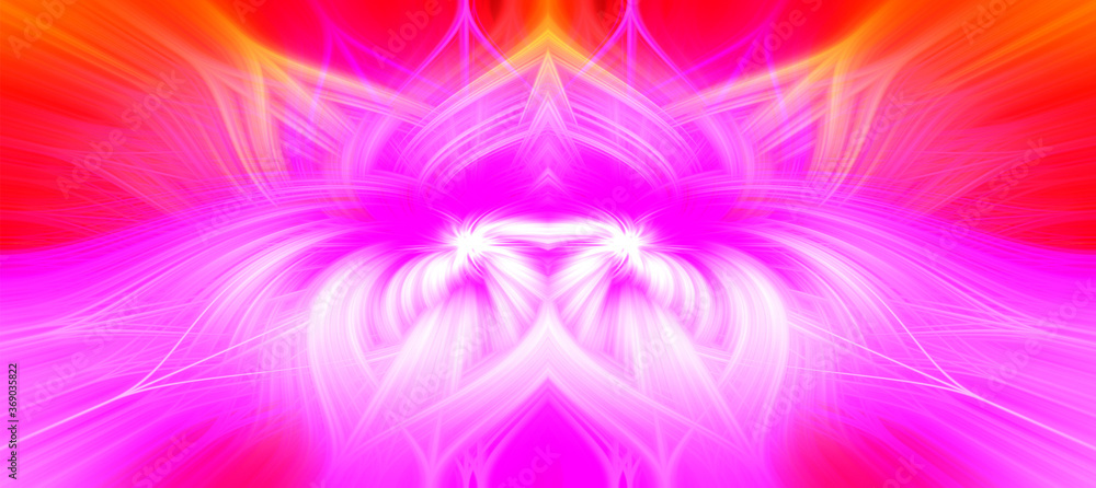 Fototapeta premium Intertwined 3d fibers forming various shapes