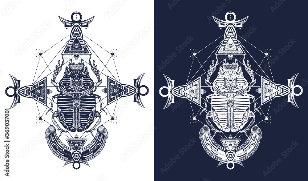 Egyptian Beetle Vector Art, Icons, and Graphics for Free Download