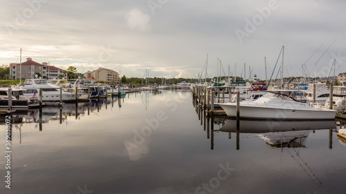 Boats in the marina. © Johnnie Laws