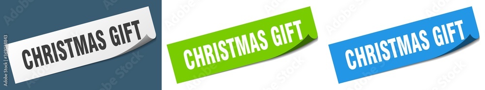 christmas gift paper peeler sign set. christmas gift sticker christmas gift paper peeler sign set. christmas gift sticker
