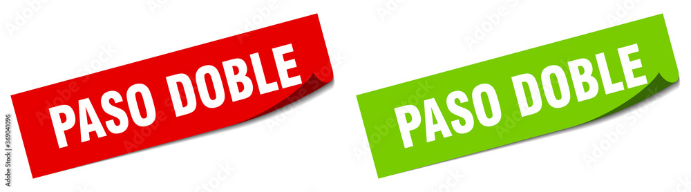 paso doble paper peeler sign set. paso doble sticker paso doble paper peeler sign set. paso doble sticker