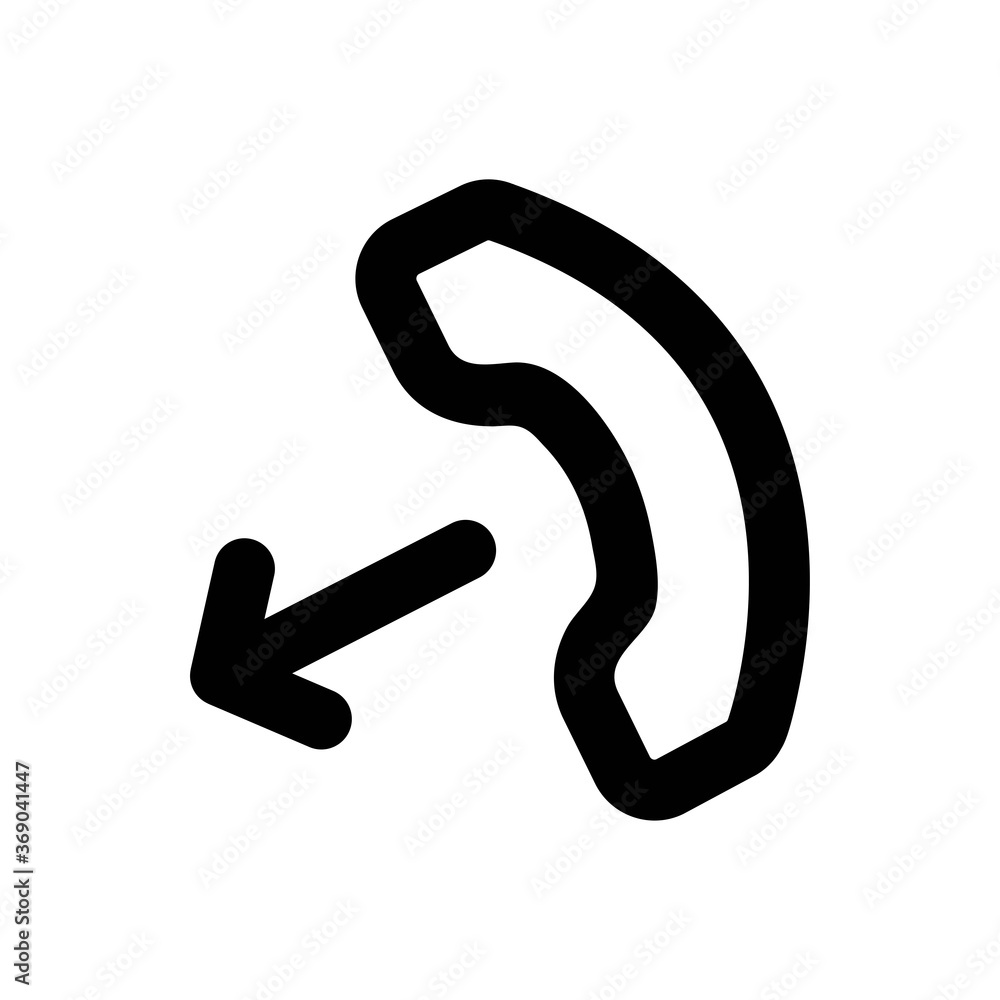Outgoing Line Icon - Vector Illustration Outgoing Line Icon - Vector Illustration