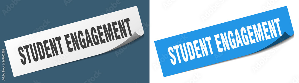 student engagement paper peeler sign set. student engagement sticker student engagement paper peeler sign set. student engagement sticker