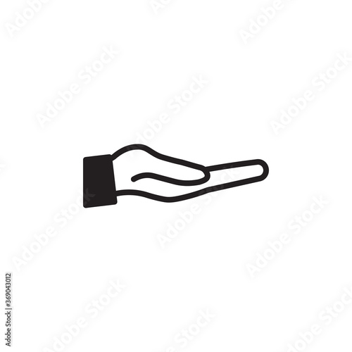 Hand icon vector
