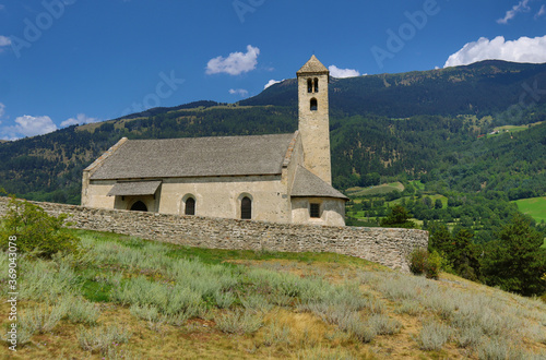Tartscher Bühel, Tarscher Bichl, Tartsch, Kirche, Vinschgau, Val Venosta, St.Veit, Italien, Südtirol