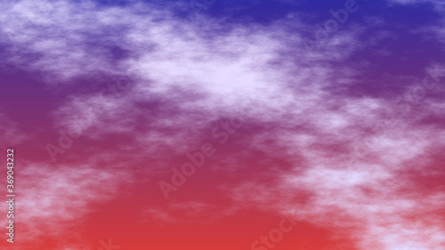 Colorful Red Blue Sunset Cloud Sky Light Texture Background © agratitudesign