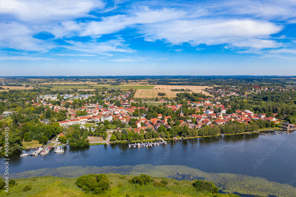 Das Dorf Ketzin an der Havel im Havelland
