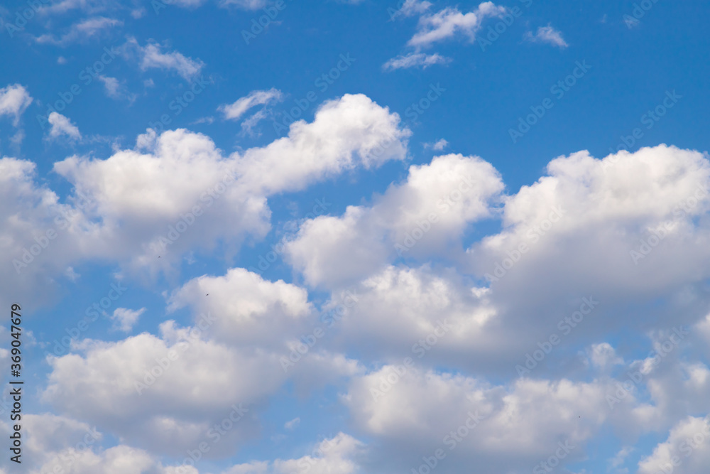 Fototapeta premium Blue sky and white clouds.