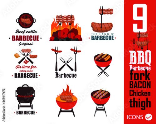 Barbecue icons
