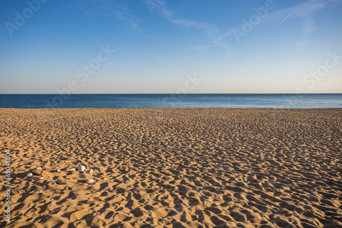 plage de sable en vend  e  France 