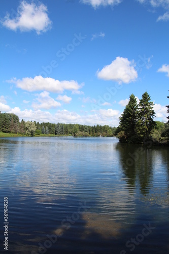 Blue Of The Lake, William Hawrelak Park, Edmonton, Alberta