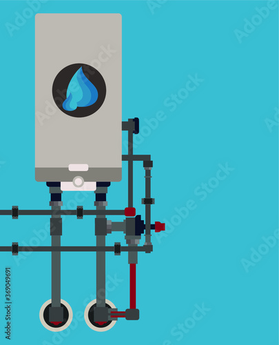 Home gas furnace