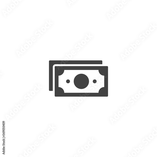 cash, money icon vector illustration