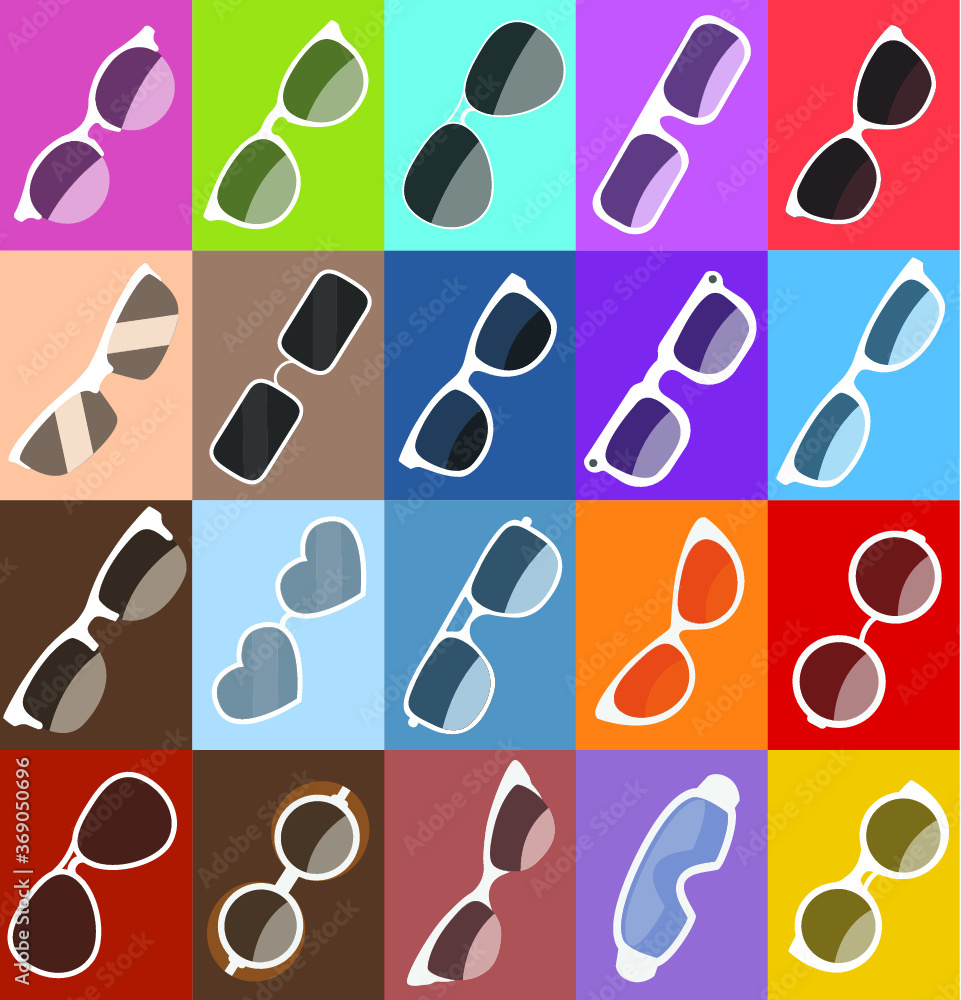 Eyeglasses Icons Eyeglasses Icons