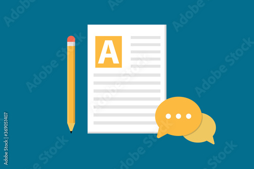 Content management ion flat style