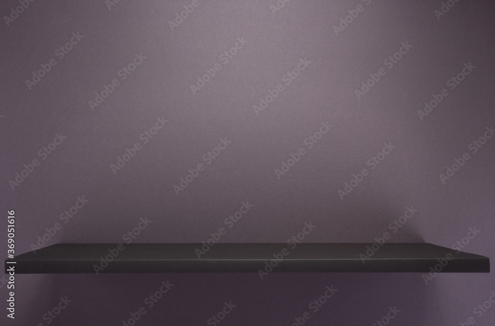 shelf at abstract wall background shelf at abstract wall background