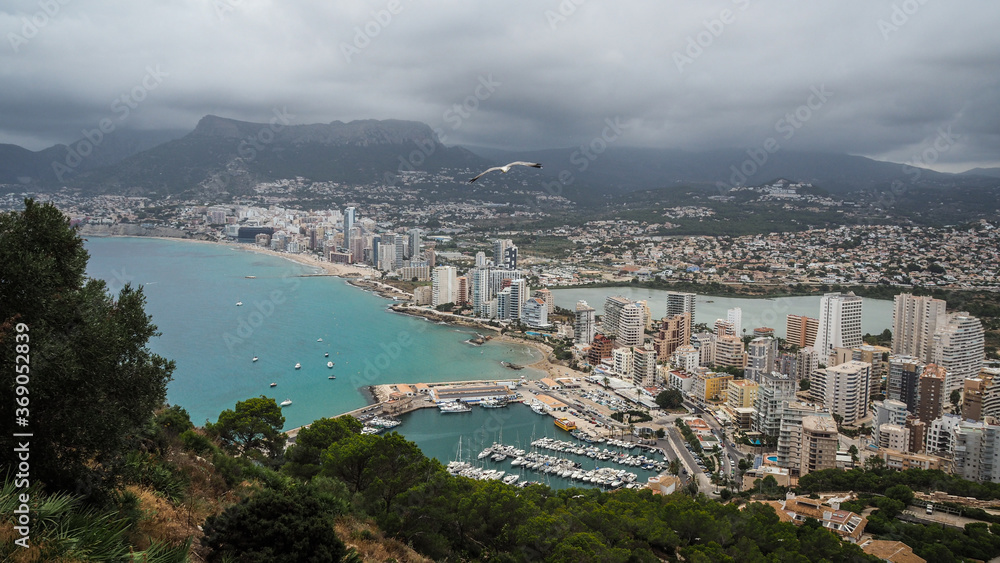 Calpe - the city in the Spanish region of Costa Blanca