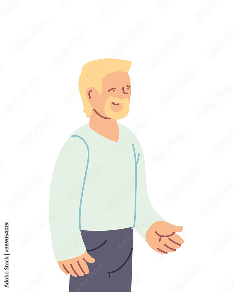 Isolated avatar man vector design Isolated avatar man vector design