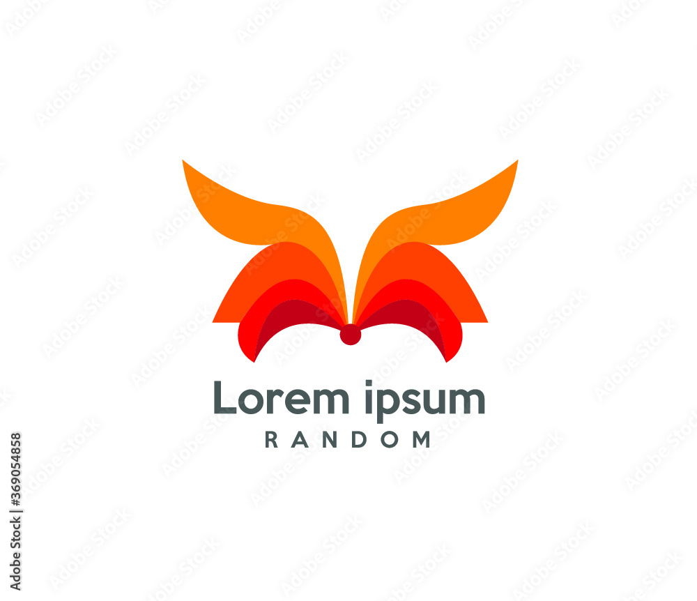 Obraz premium abstract butterfly logo